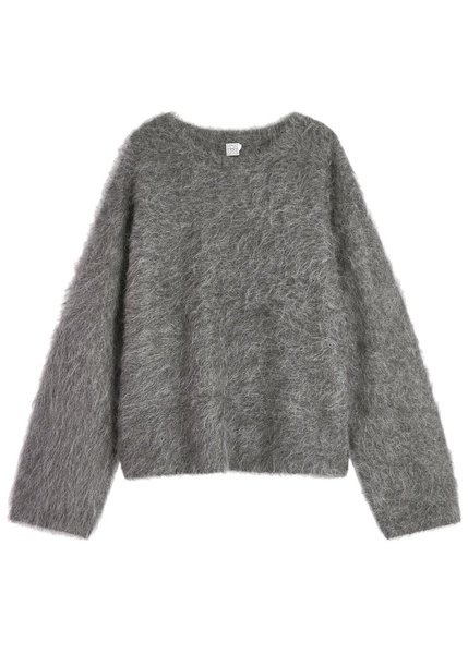 Brushed alpaca-blend jumper 