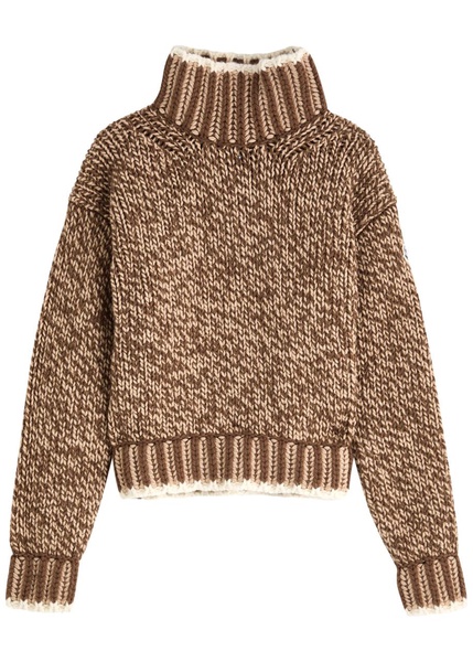 Logo wool-blend jumper