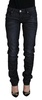 cotton low waist slim fit women casual blue women's jeans