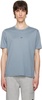 Gray 70/2 Mercerized Jersey Printed Logo T-Shirt