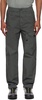 Gray Microreps Loose Cargo Pants