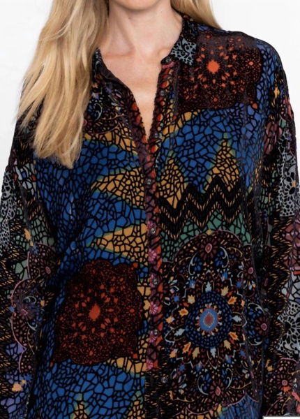 audrey oversized burnout in navy