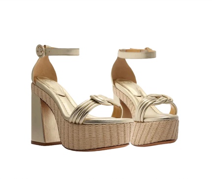 women's vicky ankle wrap 120 sandal in gold
