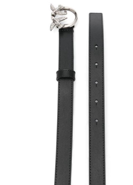 Black 'Love Berry' belt with logo buckle