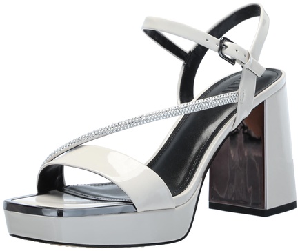 DKNY Women's Briela Square Toe Strappy Platform Dress Sandal