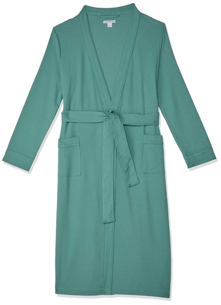 Amazon Essentials Women's Lightweight Waffle Full-Length Robe (Available in Plus Size)