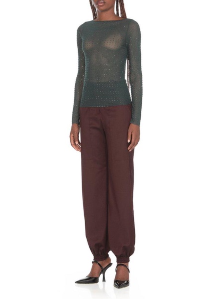 Embellished Light Tulle Jumper Pinko