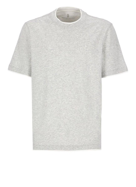 Layered-effect Crewneck T-shirt