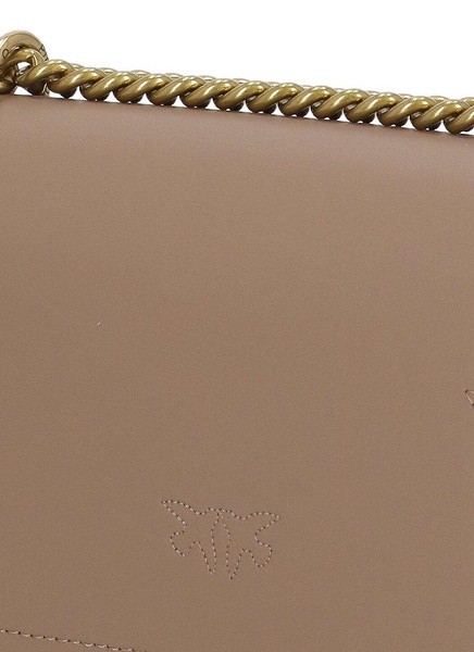 Logo Plaque Shoulder Bag