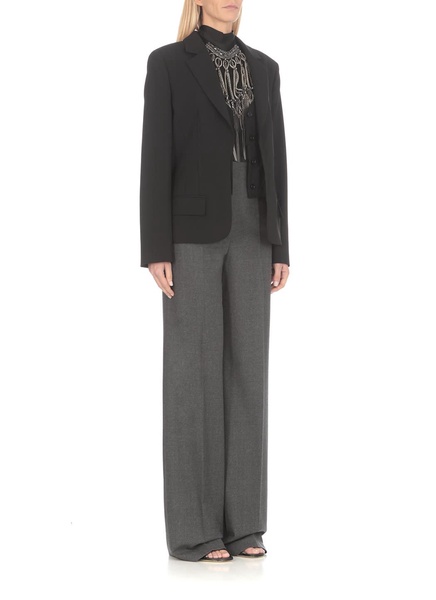 Virgin Wool Palazzo Trousers