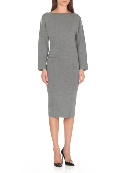Boat-neck Knitted Jumper Pinko
