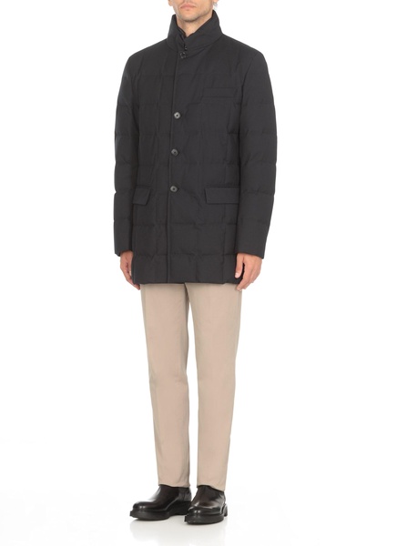 Padded And Quilted Down Jacket