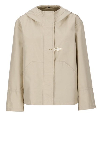 Short Beige Parka