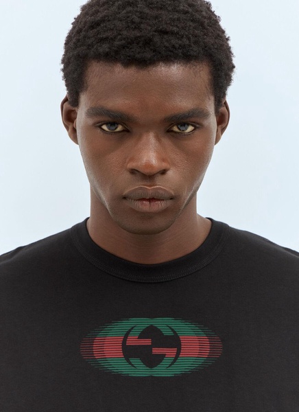 Gucci Men Logo Print T-Shirt