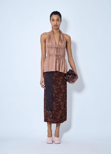 Dries Van Noten Women Silk-Blend Wrap Skirt