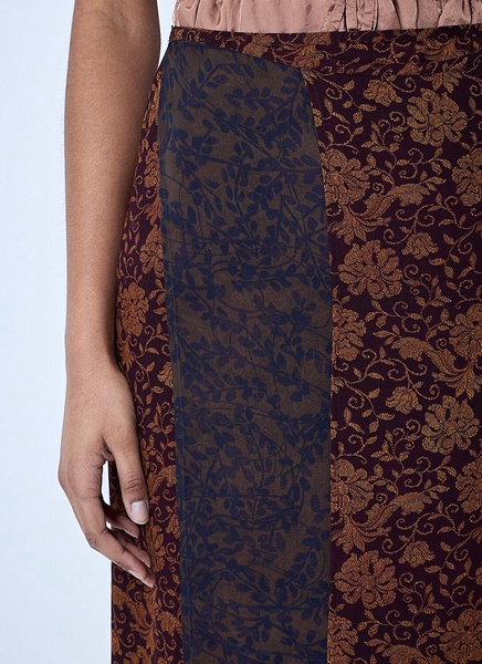 Dries Van Noten Women Silk-Blend Wrap Skirt