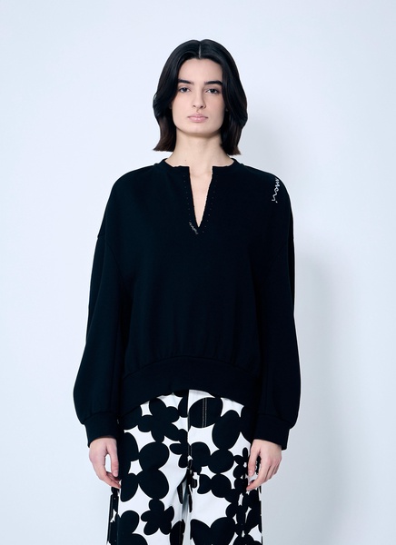 Marni Women Topstitch Sweatshirt