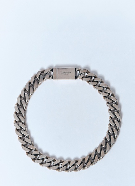 Saint Laurent Men Curb Chain Necklace