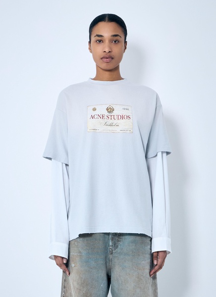 Acne Studios Women Layered Print T-Shirt