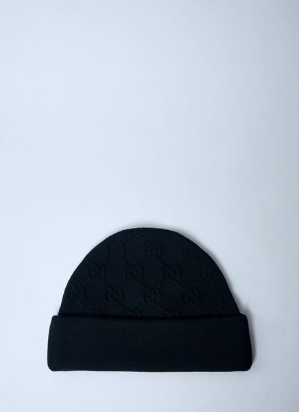 Gucci Men Gg Wool-Blend Beanie
