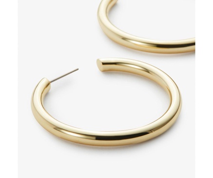 Hoop Earrings - Tia Medium Gold