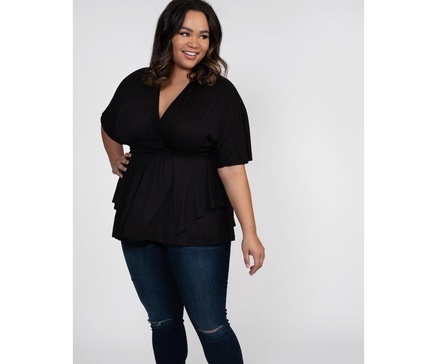 Plus Size Promenade Jersey Top
