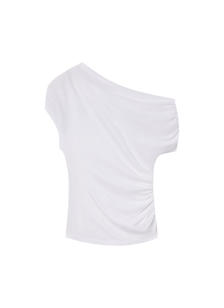 Alice Cotton One Shoulder Tee