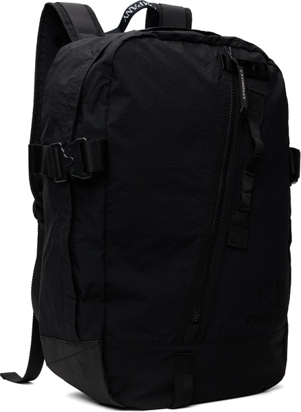 Black Plain Paper Touch Backpack