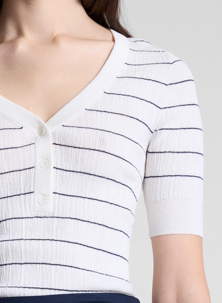 Francis Fine Cotton Knit Top
