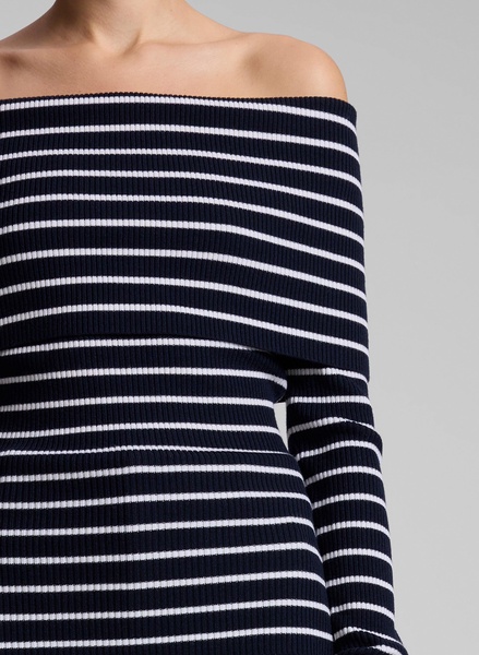Evelyn Merino Off Shoulder Top