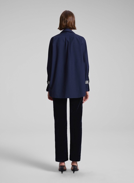 Calvin Embellished Sleeve Shirt