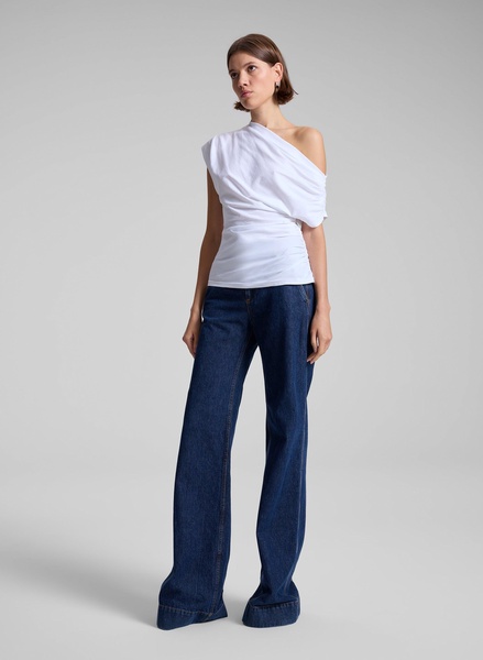 Alice Cotton One Shoulder Tee
