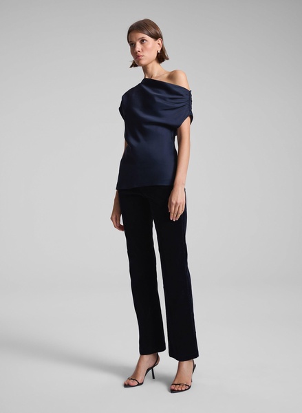 Poppy Satin Top
