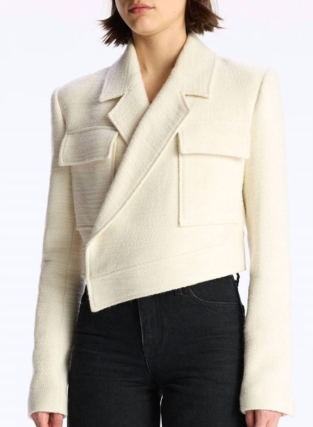 reeve jacket in buttercream