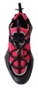 electric elegance leather mesh women's sneakers