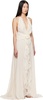 Off-White Georgette Maxi Dress