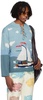 Blue Pinafore Sweater