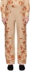 Orange Bougainvillea Trousers