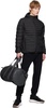 Gray Holdall Faux-Leather Duffle Bag