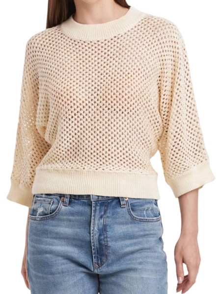 rosalia sweater in vintage cream