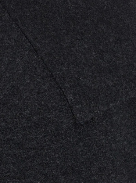 Black Draped Sweater in Polyamid Blend Woman