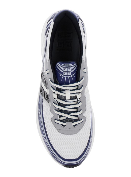 'Nfinity-52' White Low Top Sneakers with 4G Logo on the Tongue and 4G Logo on the Side in Tech Fabric Man