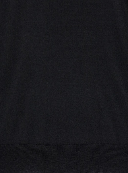 Black Crewneck Sweater in Wool and Cashmere Man