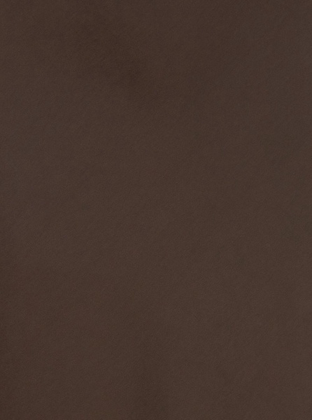 Brown Long Skirt  with Volant Detail at the End in Satin Woman