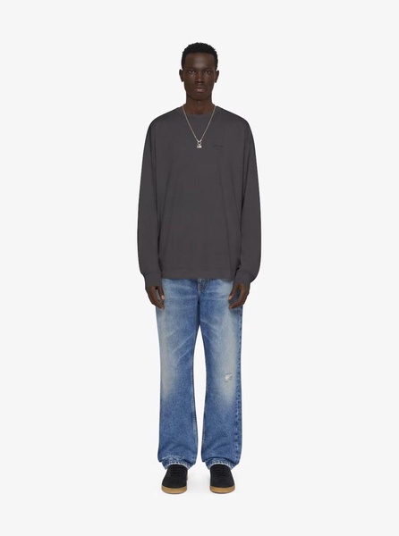 Blue Five Pocket Denim Jeans in Man
