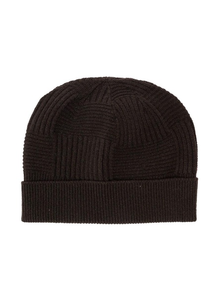 Bottega Veneta Bottega Veneta Brown Woven Wool Hat Man