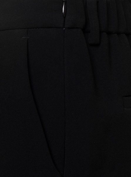 Black Pants With Side Pockets In Stretch Fabric Woman