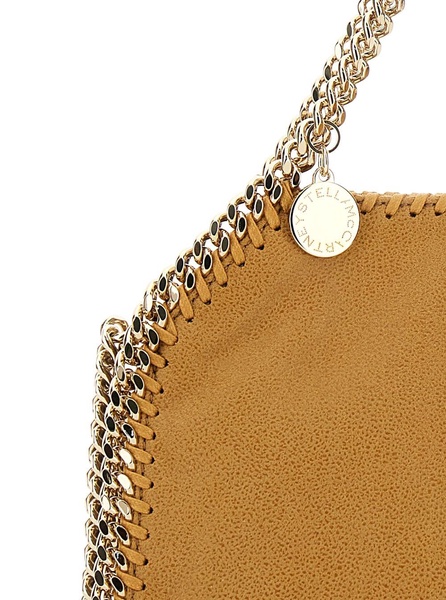'Falabella' Beige Crossbody Bag With Chain Shoulder Strap In Eco-Leather Woman