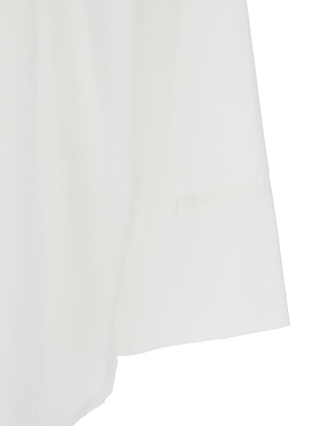 'Alighieri' White Shirt With V Neck And Wide Sleeves In Cotton Woman