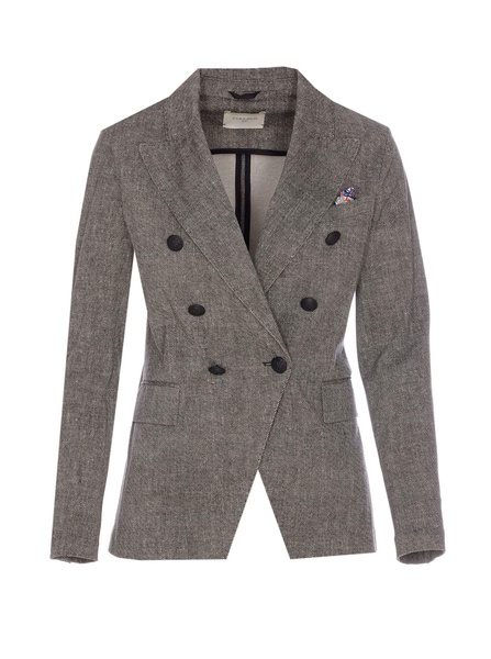 Double Breasted Buttons Closure Jacket